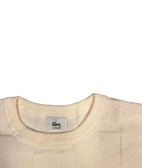 Beige Lacoste Vintage Pullover