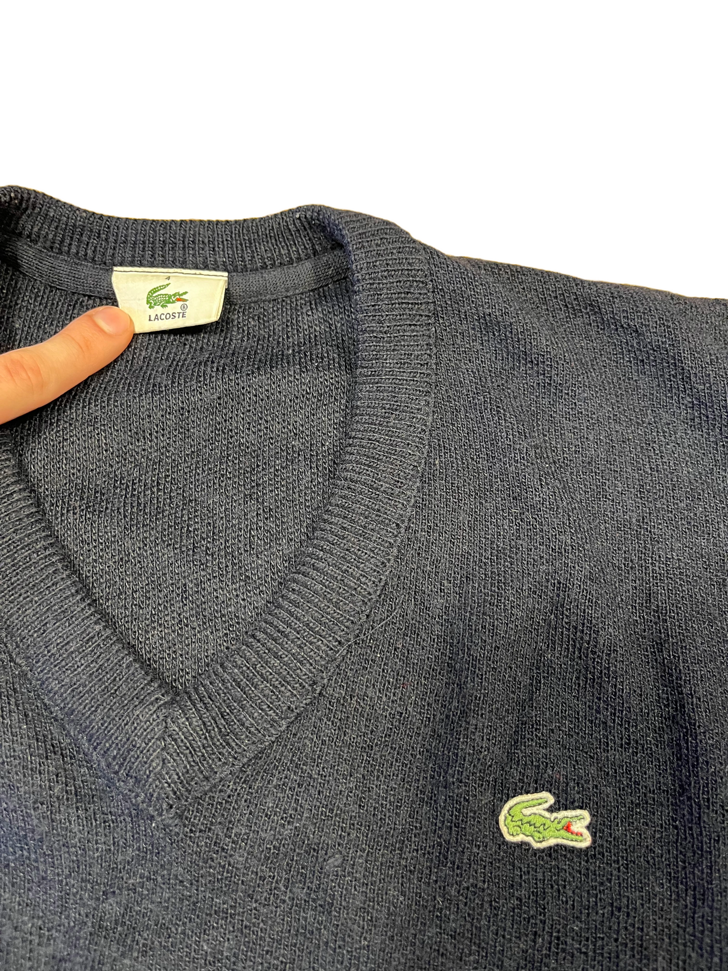 Vintage Lacoste Sweater Blau