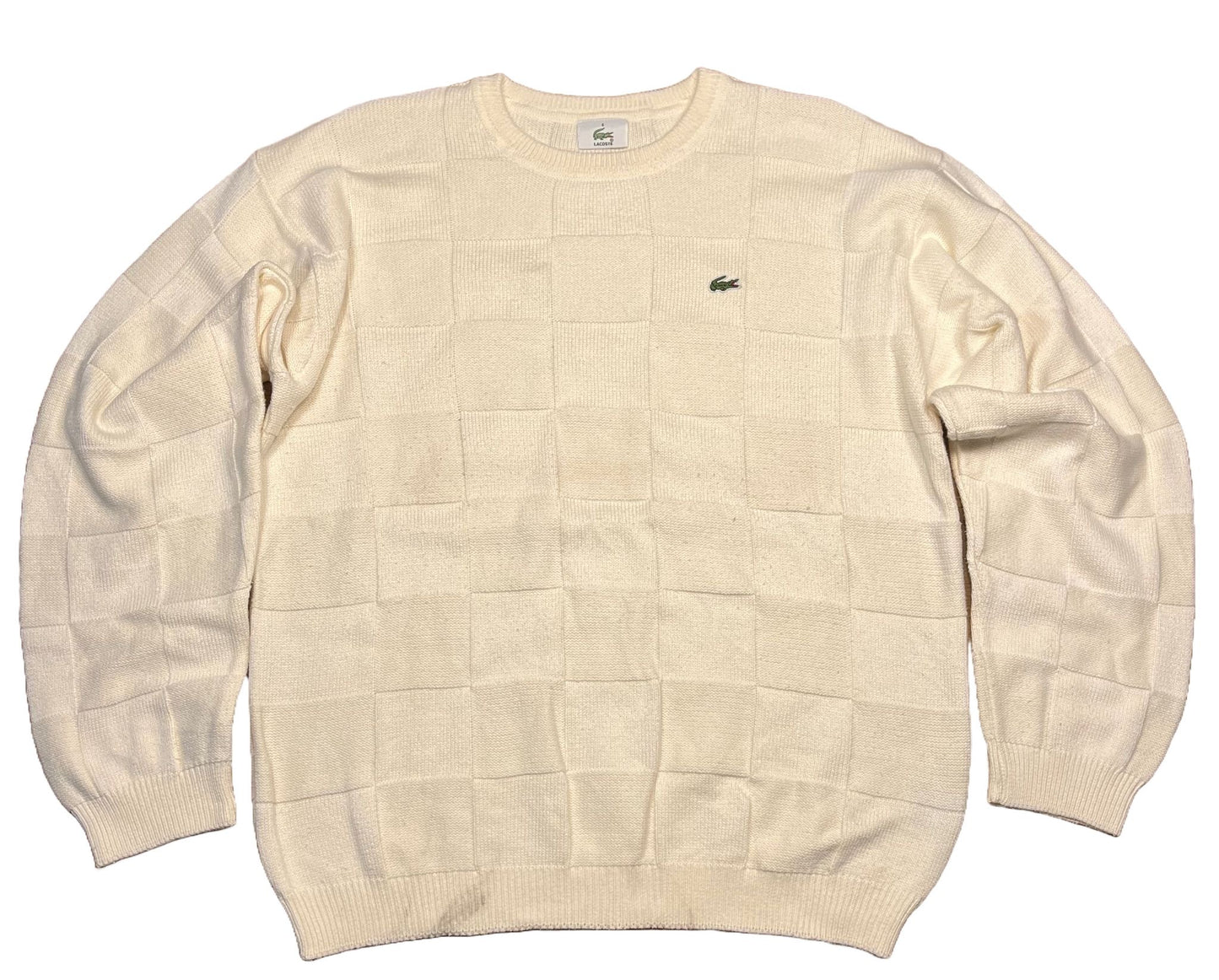 Beige Lacoste Vintage Pullover