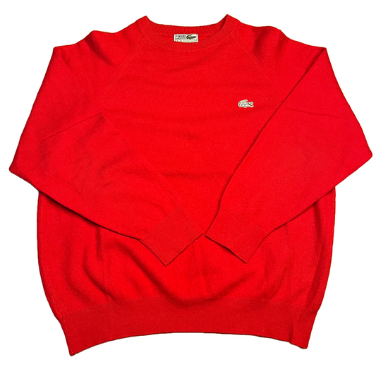 Lacoste Vintage Sweater Rot