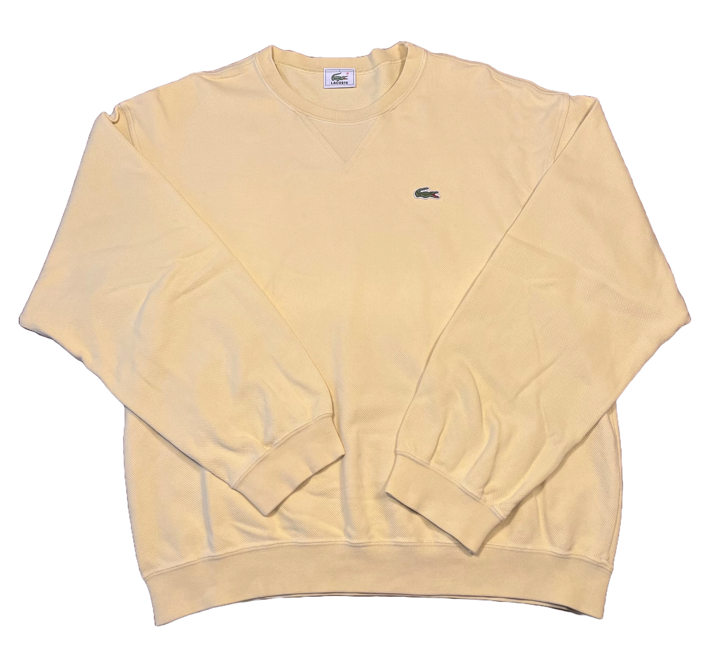 Gelber Lacoste Vintage Sweater