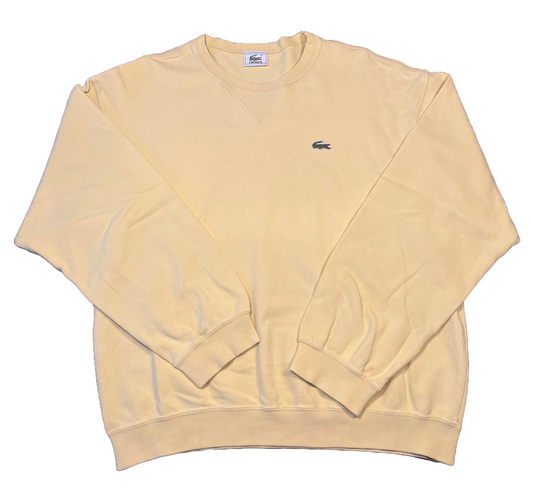 Gelber Lacoste Vintage Sweater