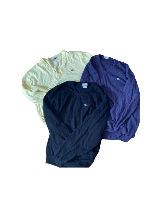 3 Lacoste Vintage Pullover Bundel