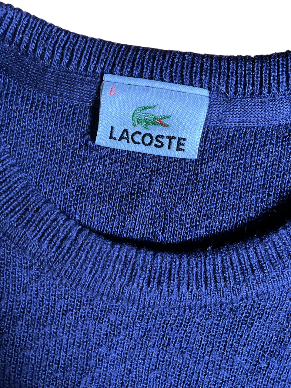 Lacoste Vintage Sweater Blau