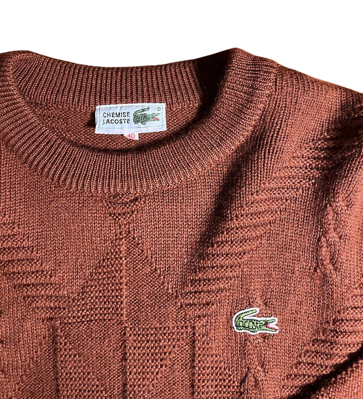 Lacoste Vintage Knit Sweater